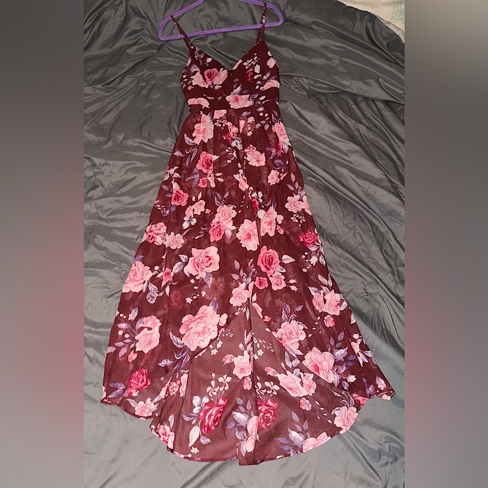 Crystal Doll high-low dress